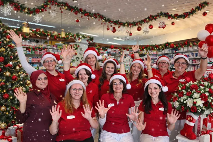 Team Barbara zu Weihnachten